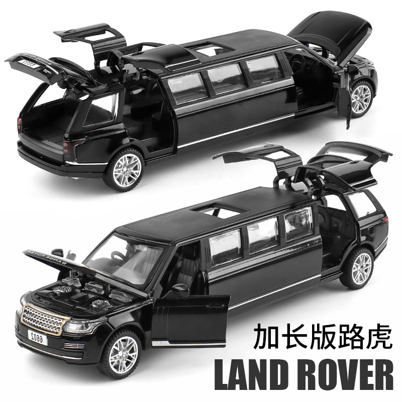 1:32 Land Rover Range Rover extended version alloy car model car model children's metal door opening toy birthday gift