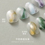 Металлическая быстрая универсальная серебряная акварель для маникюра, градиент