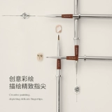 Маникюрная кисть для маникюра, треугольные ручки для рисования со шнуром