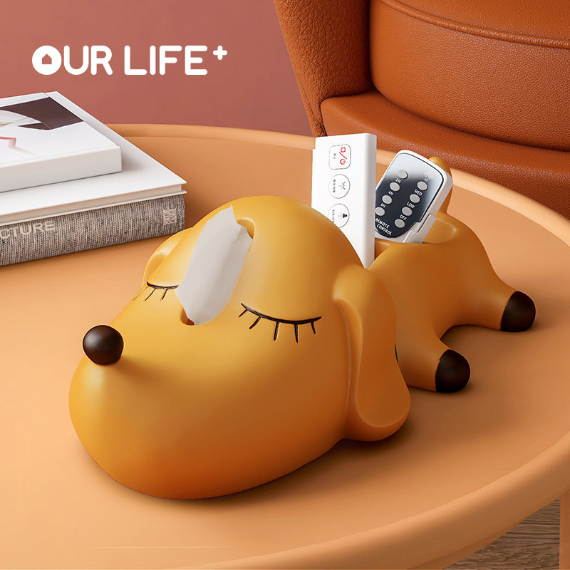 Creative Tissue Box Light Extravagant Upscale Pendulum Removable Toilet Paper Box Remote Control Multifunction Containing Box Living-room Table Toilet Paper Box