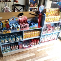 Pharmacy small display frame convenience store maternal and baby shop checkout counter wooden corner counter