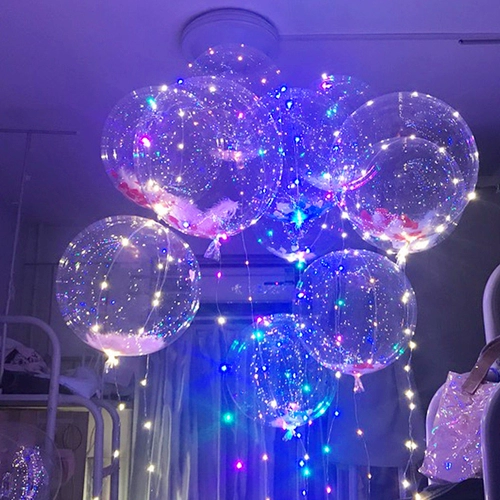 Прозрачный детский воздушный шар с подсветкой для взрослых, популярно в интернете, подарок на день рождения