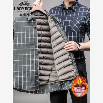 Classic car autumn and winter men's warm feathers