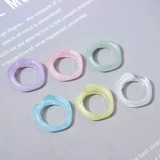 Универсальное модное акриловое кольцо, простой и элегантный дизайн