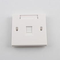 Ampkomp neutral style 86 English single - mouth double - mouth four - way network telephone information panel socket