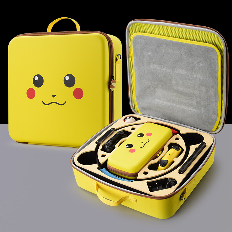 Nintendo Switch Fitness Ring Big Adventure Containing Bag Hard Shell Full Set Accessories Base Oled Host Finishing Packs Leather Kachu Malio Elf Ball Protective Sleeve Commuter Diagonal Cross-Pack Primary-mother bag