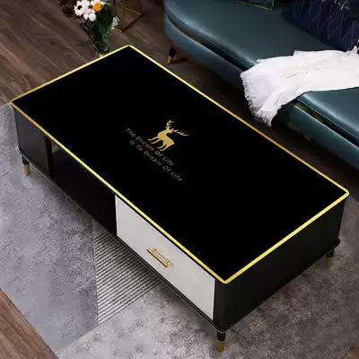 Light luxury tea table mat tablecloth cover cloth waterproof and oil-proof disposable anti-hot cover mat living room square table Nordic ins table mat