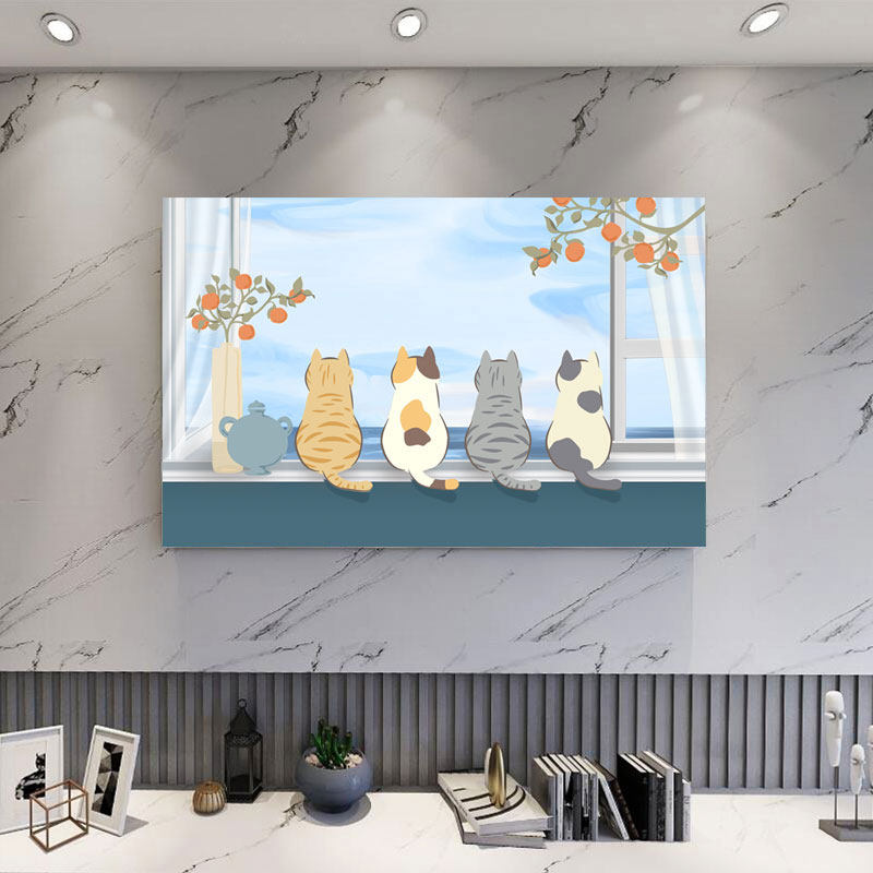 TV dust cover cover cloth for home 42 inch 55 inch 65 inch wall-mounted curved screen sheltering cover 2021 new Nordic