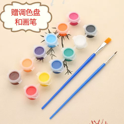 Цифровой пигментированный акрил, комплект для начинающих для школьников, водонепроницаемый краситель, фартук для рисования, «сделай сам», граффити