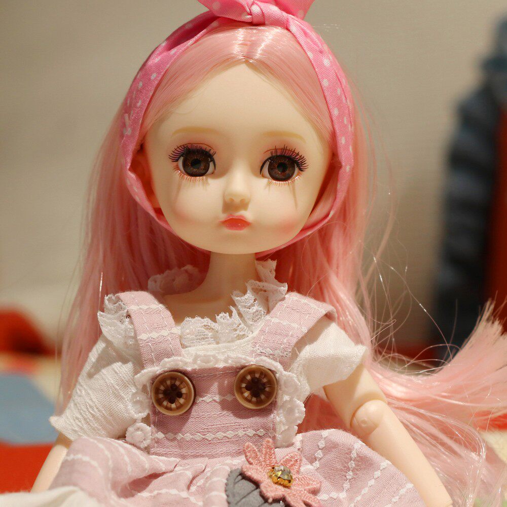 Barbabi Dolls Delicate Foreign Dolls Changing Dress Princess Children's Toy Sets Dress Up As Family Wine Girl Birthday Presents