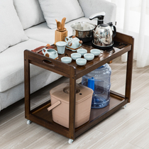 Nanzhu mobile tea car tea table small tea table living room sofa side a few short tea car home tea set tea tray tea table