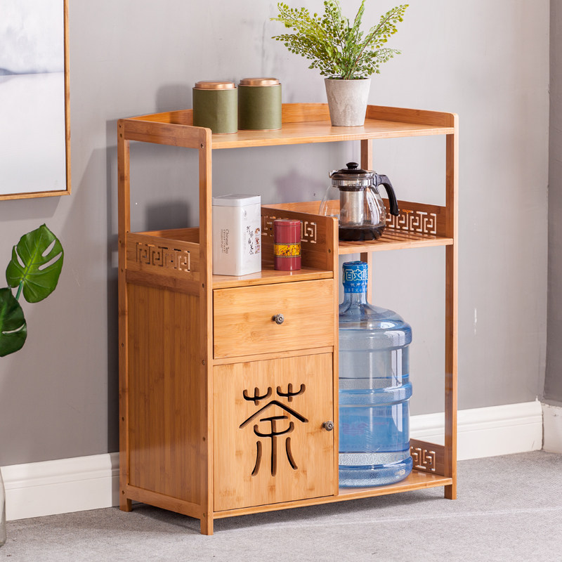 Nanzhu Tea Water Rack Tea Set Tea Shelving Wood Tea Shelf Solid Wood Tea Shelf Tea Water Shelf Tea Table Side A Few Cabinet Racks