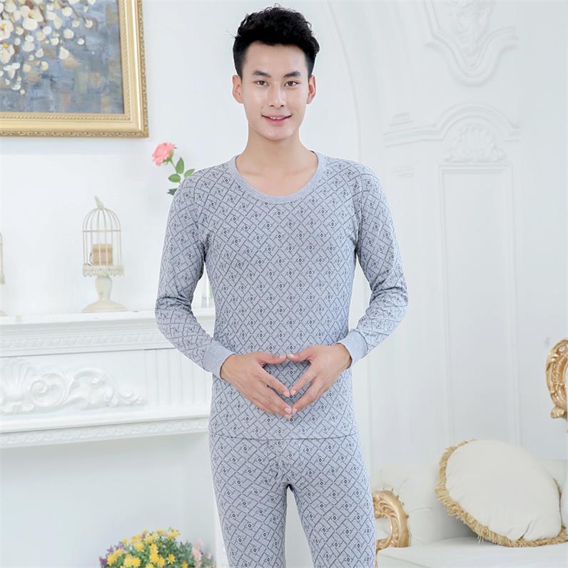 Mùa xuân và mùa thu quần mens bông cotton cha ấm bottomunderwear quần thiết mỏng trung niên già.