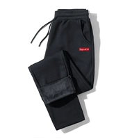 622 Черные красные стандартные прямые ноги плюс бархат плюс бархат