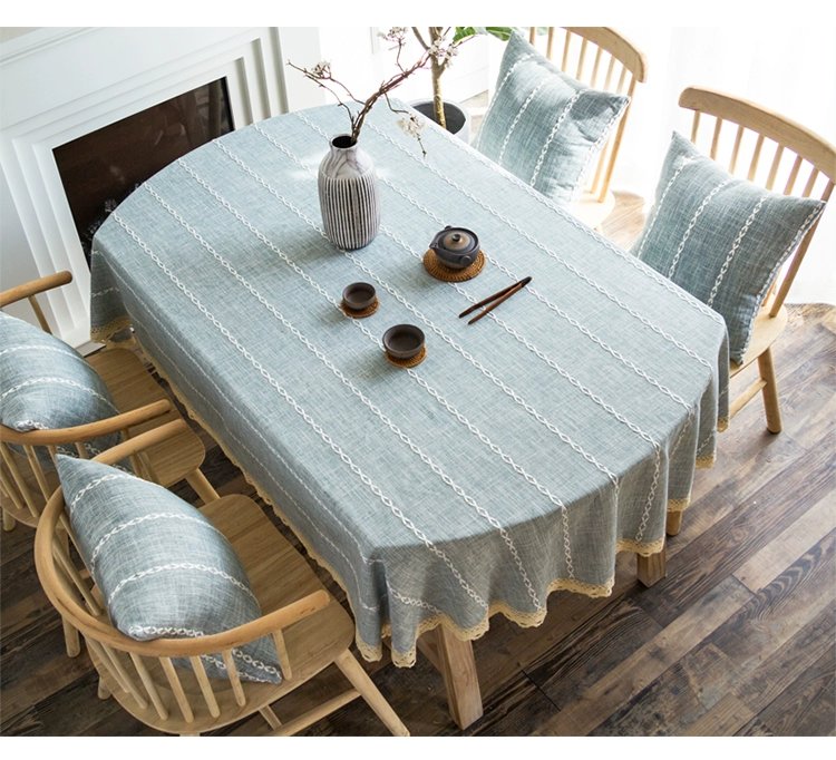 Khăn trải bàn dài khăn trải bàn nghệ thuật cotton và lanh nhỏ tươi có thể gấp lại bàn kính thiên văn nhà bàn cà phê khăn trải bàn đơn giản và hiện đại - Khăn trải bàn