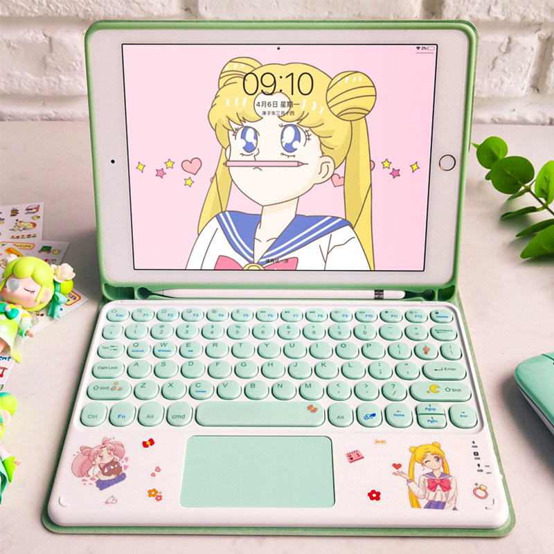 Applicable to ipad2020 version of tablet computer protective cover 9 plus touch Bluetooth keyboard with mouse set integrated 10 2 inch eighth generation 2021pro shell magnetic control air3 5 m