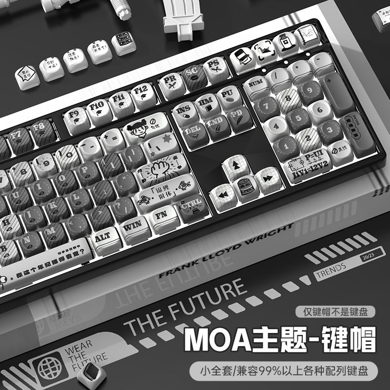 KeyKobo 支配恶魔键帽：解锁你的键盘新大陆，让键入变成艺术！-键帽