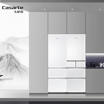 Casarte 400/386 Dual-Door Built-In Refrigerator Bcd-400Wlci3M4W1-386Wlcmdm4W1