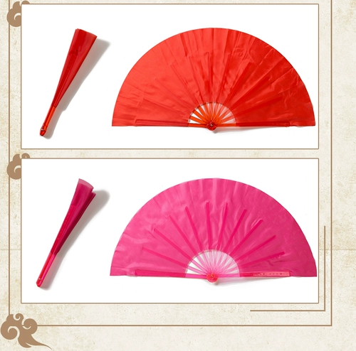 Фан -фанат танца красные пластиковые фанаты танце