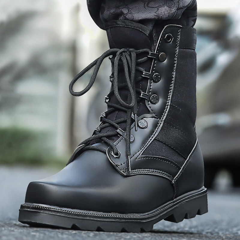 New ultra-light combat boots Men's special operations training boots Spring and autumn and summer marine boots Tactical boots warm cotton boots women