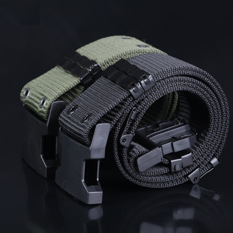 Security as training belt braided S with outdoor training inner belt black security nylon canvas tactical outer belt