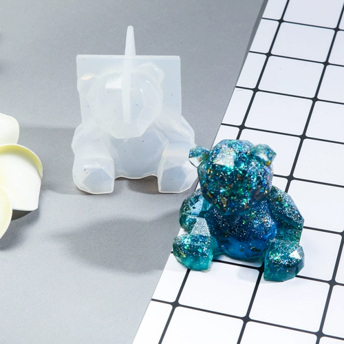 Трехмерная ночная детская силиконовая форма, «сделай сам», объемная геометрия, единорог