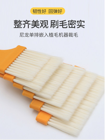 High-Temperature Resistant Barbecue Brush, Kitchen Pancake Brush, Household Oil Brush, Baking Skewer Cooking Food-Grade Non-Shedding Oil Brush