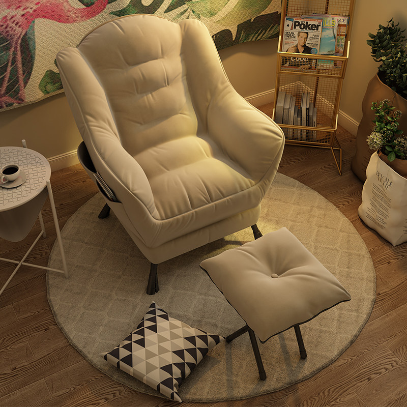 Computer chair home dormitory comfortable sedentary girl bedroom chair makeup chair gaming chair lazy back sofa chair