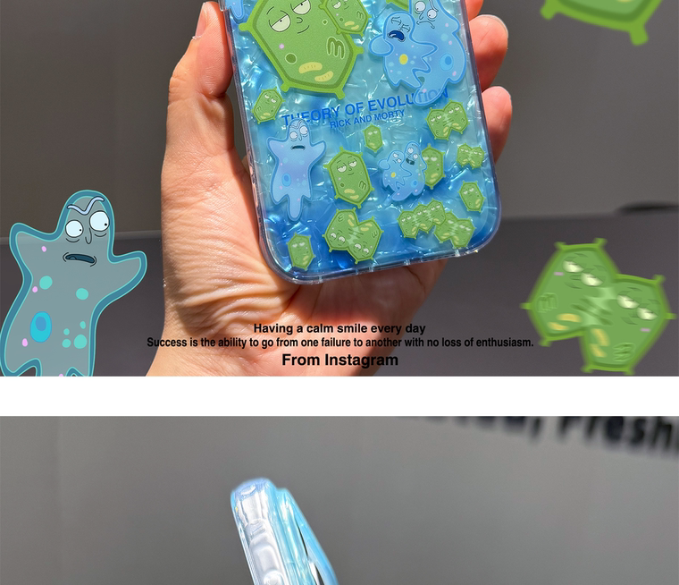 Rick and Morty Theory IMD iPhone Case