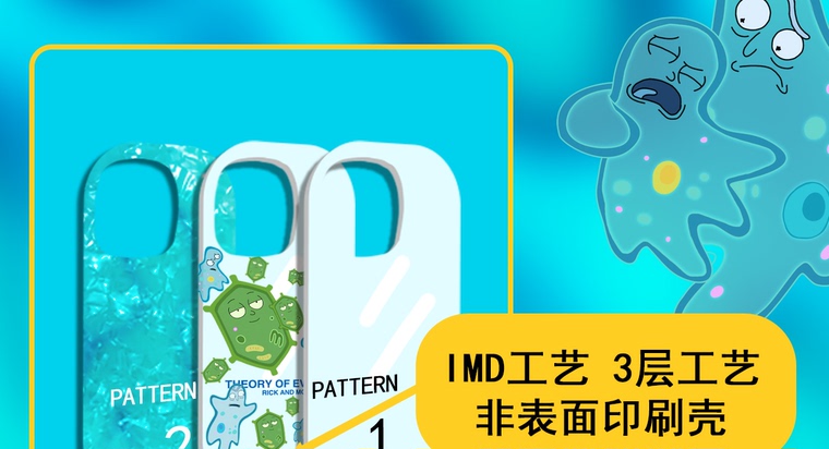 Rick and Morty Theory IMD iPhone Case