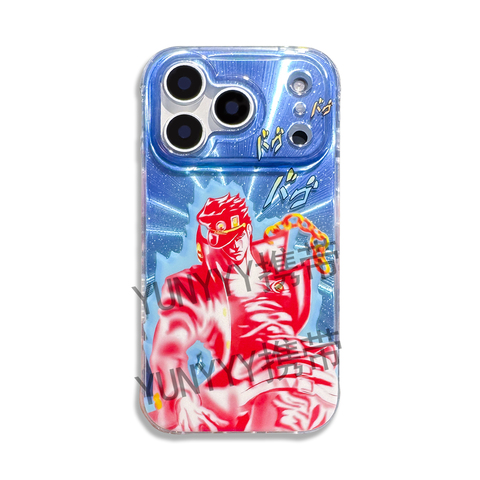 JoJo’s Bizarre Adventure Jotaro Kujo Red Blue Anime MagSafe iPhone Case