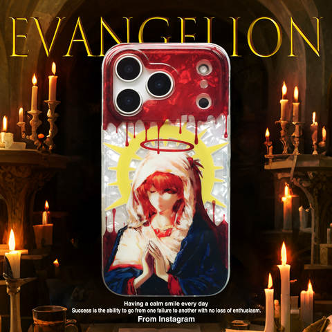 Neon Genesis Evangelion Prayer Vintage iPhone Case