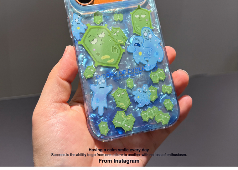 Rick and Morty Theory IMD iPhone Case