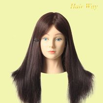 Full real hair apprentice haircut doll head hair salon head mold dummy head cut hair wig model braided hair head model real hair