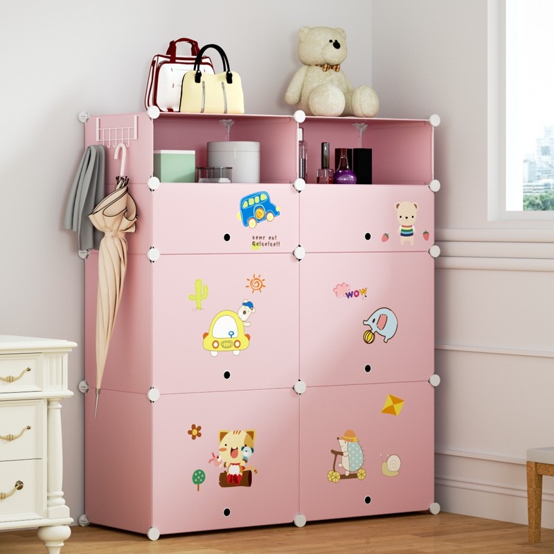 Storage Cabinet Children's Clothes Toys Baby Drawer Storage Cabinet Space Saving Children's Clothing Small Wardrobe