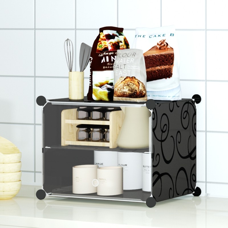 Kitchen Table Noodle Bowl Tray Cupboard Dish containing deity Chopsticks Shelve shelf Stratified Separator Integral Cupboard of the Bowl Tray Containing shelf