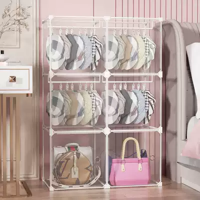 Hat storage box finishing cabinet storage cabinet storage cabinet artifact dust bag storage box baby special plastic transparent cabinet