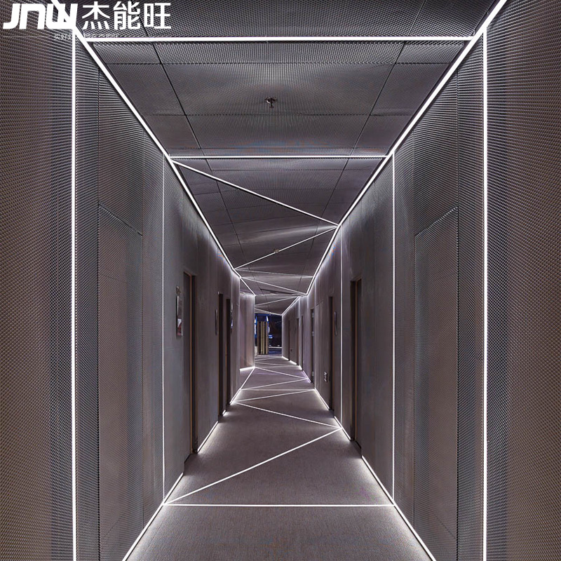 LED recessed frame-free line lamp Ming dress Hide linear linear light Living room Office lamp with no main lamp