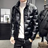 Мужская трендовая зимняя куртка с пухом, 2020 года, в корейском стиле