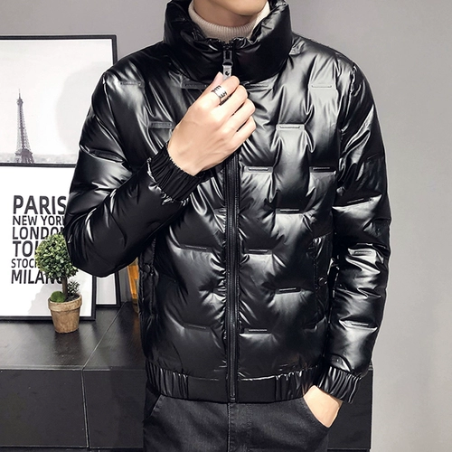 Мужская трендовая зимняя куртка с пухом, 2020 года, в корейском стиле