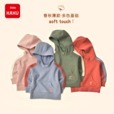 Детская осенняя удерживающая тепло толстовка с капюшоном подходит для мужчин и женщин, флисовый балахон, в корейском стиле, увеличенная толщина, в западном стиле