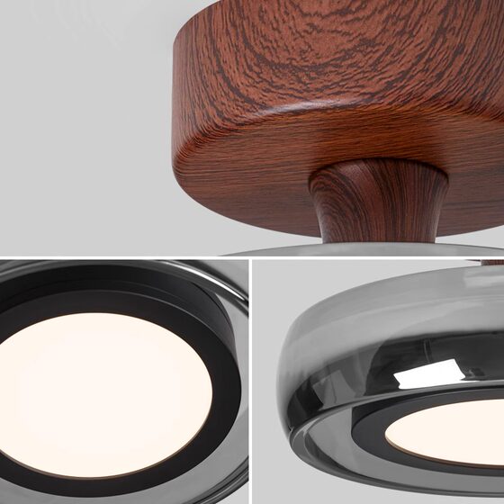 Italian Minimalist Glass Corridor Light, Aisle Light, Wabi-Sabi Style Balcony Ceiling Light, High-End Retro Entrance Light