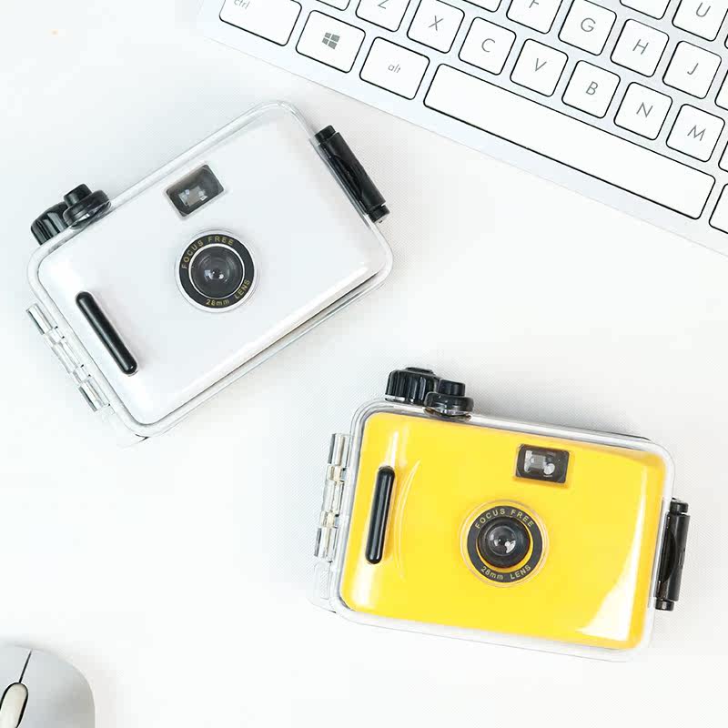 New Retro Offset Winder Cartoon Fool Rubber Winder Diving Negatives Machine Non Disposable Student Camera