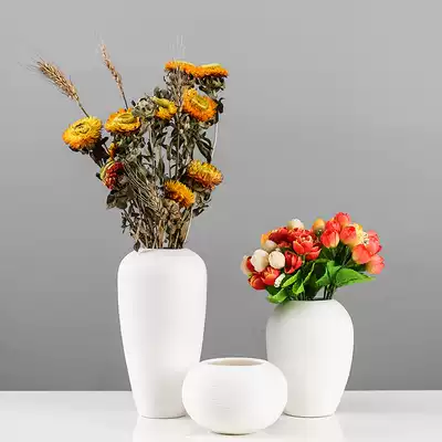 Net red room ornaments vase flower decoration dry flower Nordic home TV cabinet living room flower arrangement simulation flower