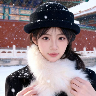 Overseas Daughter Hat Women's 2025 New Winter Hepburn Style Hat High-End Wool Fisherman Hat Black Beret