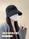 Zhao Lusi Style Hat for Women, Autumn and Winter Bucket Hat, Suitable for Large Head Circumference and Round Face, Versatile and Face-Slimming Baseball Cap