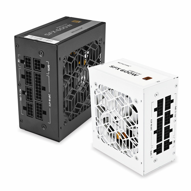 Fish Nest White Sfx Power Supply, Bronze-Rated, Fully Modular, Rated 600W, Ultra 500W, Mini Itx Small Case Wide-Range Power Supply