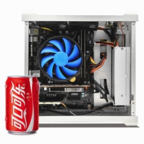 Fish nest@Barracuda G5 all-aluminum mini chassis small 1u power supply DIY desktop host matx knife card graphics card small chassis