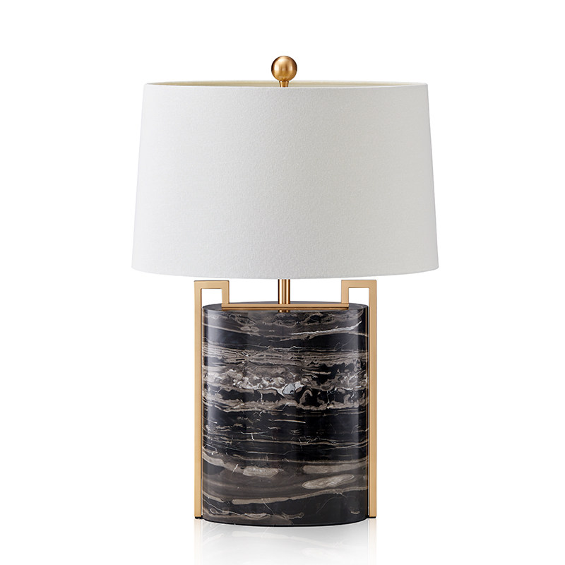 Designer's new creative living room lamp-like board bedroom bedside cloud stone upscale refined book room decoration table lamp