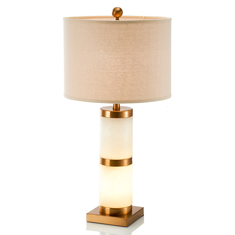 European-style retro luxury living room Yunshi tablet lamp new Chinese luxury classical fashion study bedroom headlamp lamp